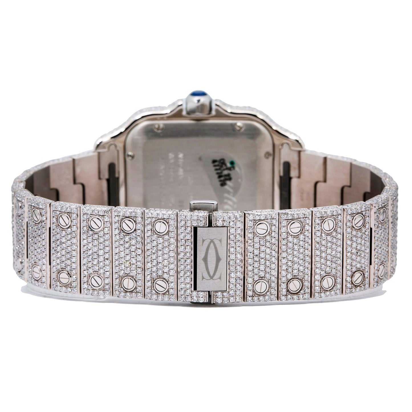 Cartier Santos WSSA0018 40MM Rose Gold Diamond Dial With Stainless Steel Bracelet