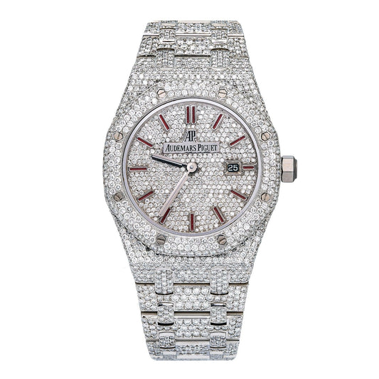 Audemars Piguet Royal Oak Lady 67650ST 33MM Diamond Dial With 15.75 CT Diamonds