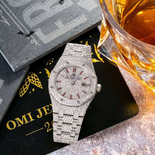 Audemars Piguet Royal Oak Lady 67650ST 33MM Diamond Dial With 15.75 CT Diamonds