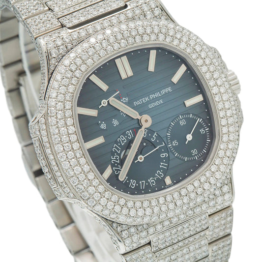 Patek Philippe Nautilus 5712/1A 40MM Blue Dial With Diamond Bezel