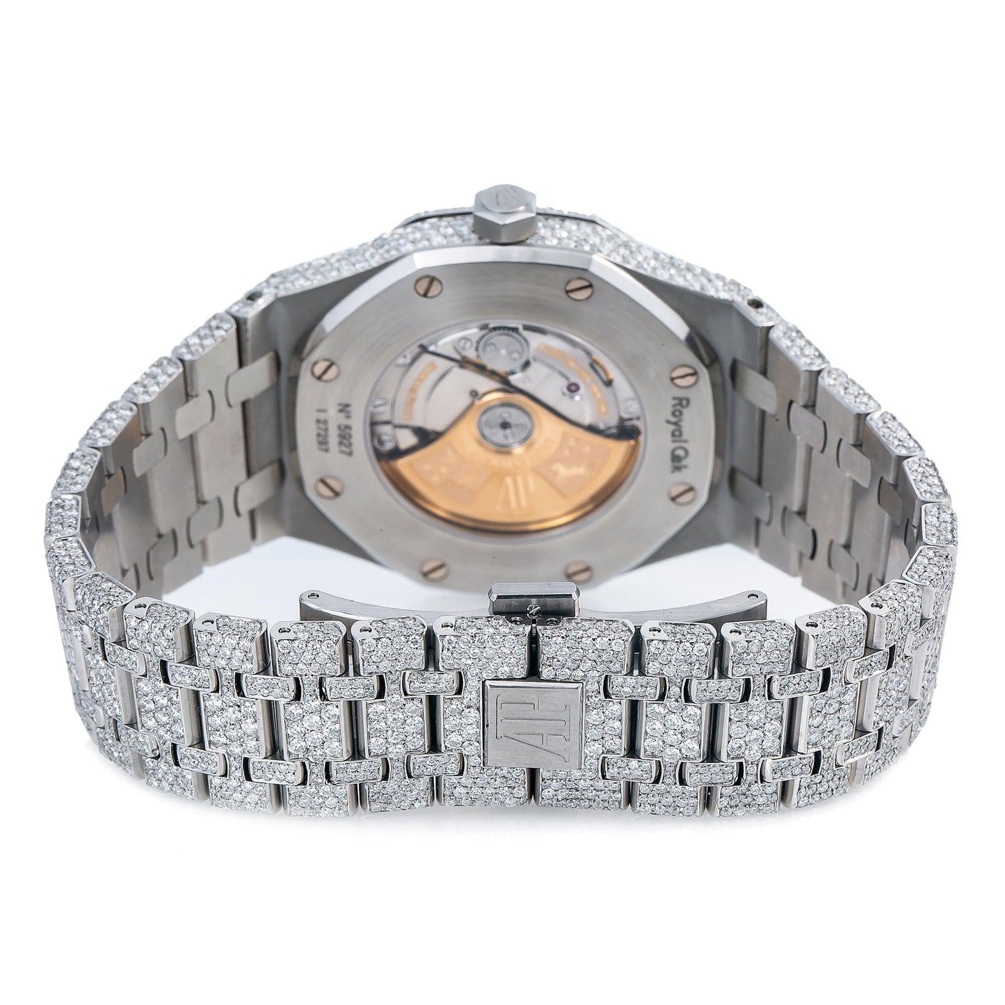Audemars Piguet Royal Oak Selfwinding 15400ST 41MM Silver Diamond Dial With 25.25 CT Diamonds