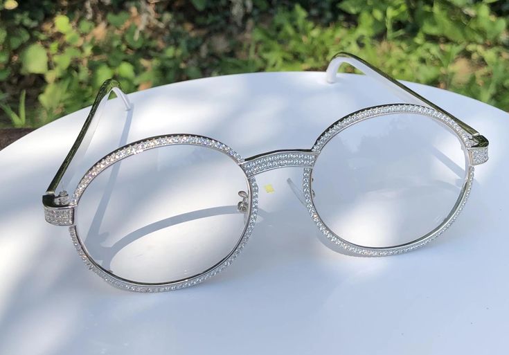 Iced Frame Glasses