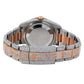 Rolex Datejust 36MM 116201 Diamond Paved Red Eastern Arabic Dial Diamond Bezel Two Tone Rose Gold Full Diamond Oyster Bracelet 21.75ct