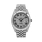 Rolex Datejust 41MM 126300 Diamond Paved Roman Dial Smooth Bezel Stainless Steel Full Diamond Jubilee Bracelet