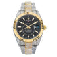 Rolex Sky-Dweller 42MM 326933 Black Dial Fluted Bezel Two Tone Yellow Gold Full Diamond Oyster Bracelet 21.5ct