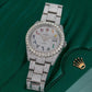 Rolex Datejust 36MM 116234 Diamond Paved Rainbow Eastern Arabic Dial Diamond Bezel Stainless Steel Full Diamond Oyster Bracelet