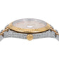 Rolex Datejust 41MM 126333 Diamond Paved Red Roman Dial Fluted Bezel Two Tone Yellow Gold Full Diamond Jubilee Bracelet