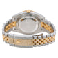 Rolex Datejust 41MM 126333 Diamond Paved Red Roman Dial Fluted Bezel Two Tone Yellow Gold Full Diamond Jubilee Bracelet