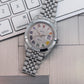 Rolex Datejust 41MM 126333 Diamond Paved Rainbow Roman Dial Smooth Bezel Stainless Steel Full Diamond Jubilee Bracelet