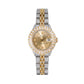 Rolex Datejust 26MM 69173 Champagne Diamond Dial Diamond Bezel Two Tone Yellow Gold Full Diamond Jubilee Bracelet