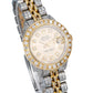 Rolex Datejust 26MM 69173 Champagne Diamond Dial Diamond Bezel Two Tone Yellow Gold Full Diamond Jubilee Bracelet