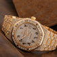 Audemars Piguet Royal Oak Selfwinding 15400OR 41MM Rose Gold Diamond Dial With 19.75 CT Diamonds