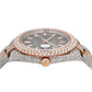 Rolex Datejust 41MM 126331 Chocolate Dial Diamond Bezel Two Tone Rose Gold Full Diamond Jubilee Bracelet 21.25ct