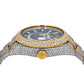 Rolex Sky-Dweller 42MM 326933 Black Dial Diamond Bezel Two Tone Yellow Gold Full Diamond Oyster Bracelet