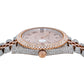 Rolex Datejust 41MM 126331 Diamond Paved Roman Dial Diamond Bezel Two Tone Rose Gold Full Diamond Jubilee Bracelet