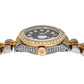 Rolex Datejust 26MM 6516 Black Diamond Dial Diamond Bezel Two Tone Yellow Gold Full Diamond Jubilee Bracelet 6.25ct