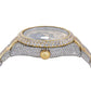 Rolex Sky-Dweller 42MM 326933 Diamond Paved Eastern Arabic Dial Diamond Bezel Two Tone Yellow Gold Full Diamond Oyster Bracelet 25.75ct