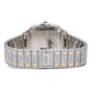 Cartier Santos W2SA00163 35MM Champagne Diamond Dial With Two Tone Bracelet