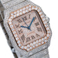 Cartier Santos WSSA0029 35MM Rose Gold Diamond Dial With 18.75 CT Diamonds