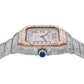 Cartier Santos WSSA0029 35MM Rose Gold Diamond Dial With 18.75 CT Diamonds