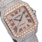 Cartier Santos WSSA0018 40MM Rose Gold Diamond Dial With Stainless Steel Bracelet