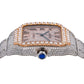 Cartier Santos WSSA0018 40MM Rose Gold Diamond Dial With Stainless Steel Bracelet