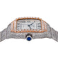Cartier Santos WSSA0009 40MM White Dial With 17.96 CT Diamonds