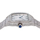 Cartier Santos WSSA0009 40MM White Dial With 17.96 CT Diamonds