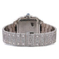 Cartier Santos WSSA0009 40MM White Dial With 17.96 CT Diamonds