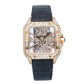 Cartier Santos WHSA0018 39.8MM Skeleton Dial With 6.75 CT Diamonds