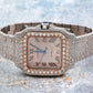 Cartier Santos WSSA0018 40MM Rose Gold Diamond Dial With Stainless Steel Bracelet