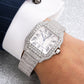 Cartier Santos WSSA0009 40MM White Dial With 17.96 CT Diamonds