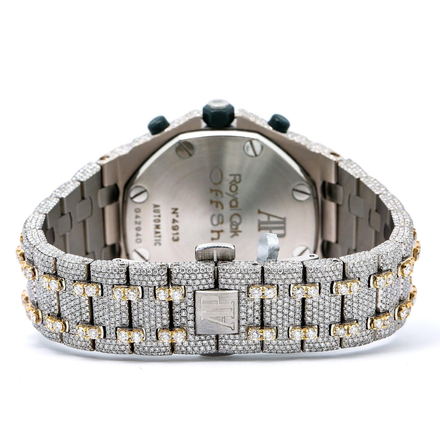 Audemars Piguet Royal Oak Offshore Chronograph 26170ST 42MM Yellow Gold Dial With 31.75 CT Diamonds