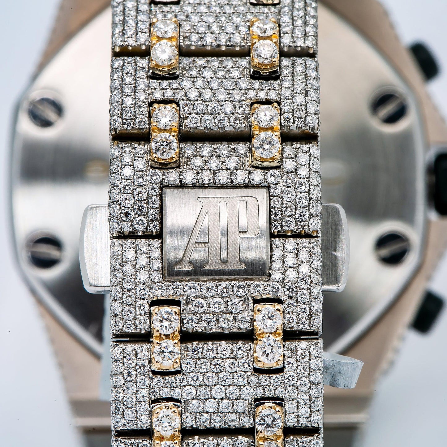 Audemars Piguet Royal Oak Offshore Chronograph 26170ST 42MM Yellow Gold Dial With 31.75 CT Diamonds
