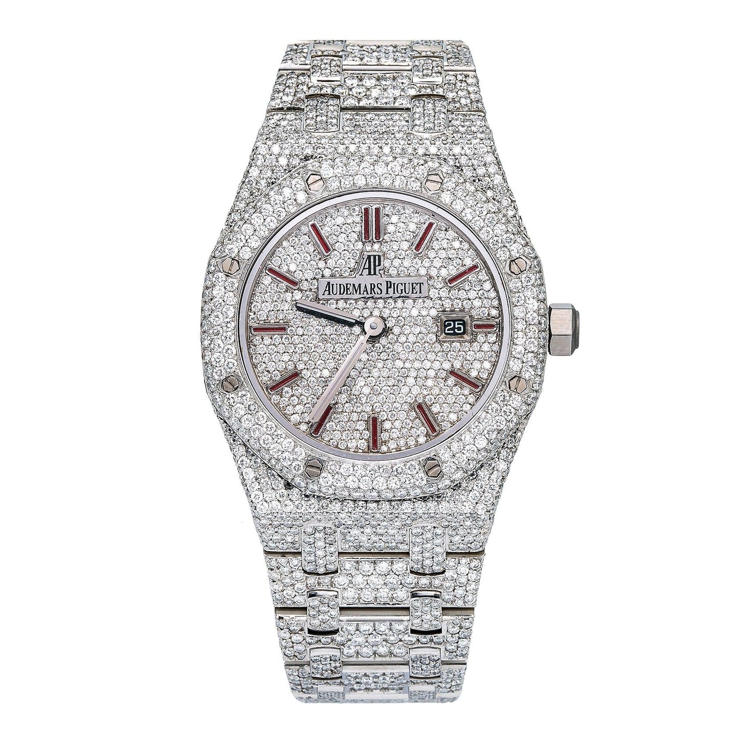 Audemars Piguet Royal Oak Lady 67650ST 33MM Diamond Dial With 15.75 CT Diamonds