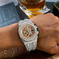 Audemars Piguet Royal Oak Offshore Chronograph 26170ST 42MM Yellow Gold Dial With 31.75 CT Diamonds