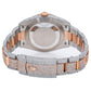 Rolex Datejust 41MM 126331 Diamond Paved Red Roman Dial Diamond Bezel Two Tone Rose Gold Full Diamond Oyster Bracelet