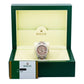 Rolex Datejust 41MM 126331 Diamond Paved Red Roman Dial Diamond Bezel Two Tone Rose Gold Full Diamond Oyster Bracelet