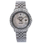 Rolex Datejust 36MM 16200 Mother of Pearl Roman Diamond Dial Diamond Bezel Stainless Steel Full Diamond Jubilee Bracelet