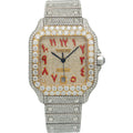 Cartier Santos De Cartier WSSA0030 40MM Yellow Gold Diamond Dial With 18.75 CT Diamonds