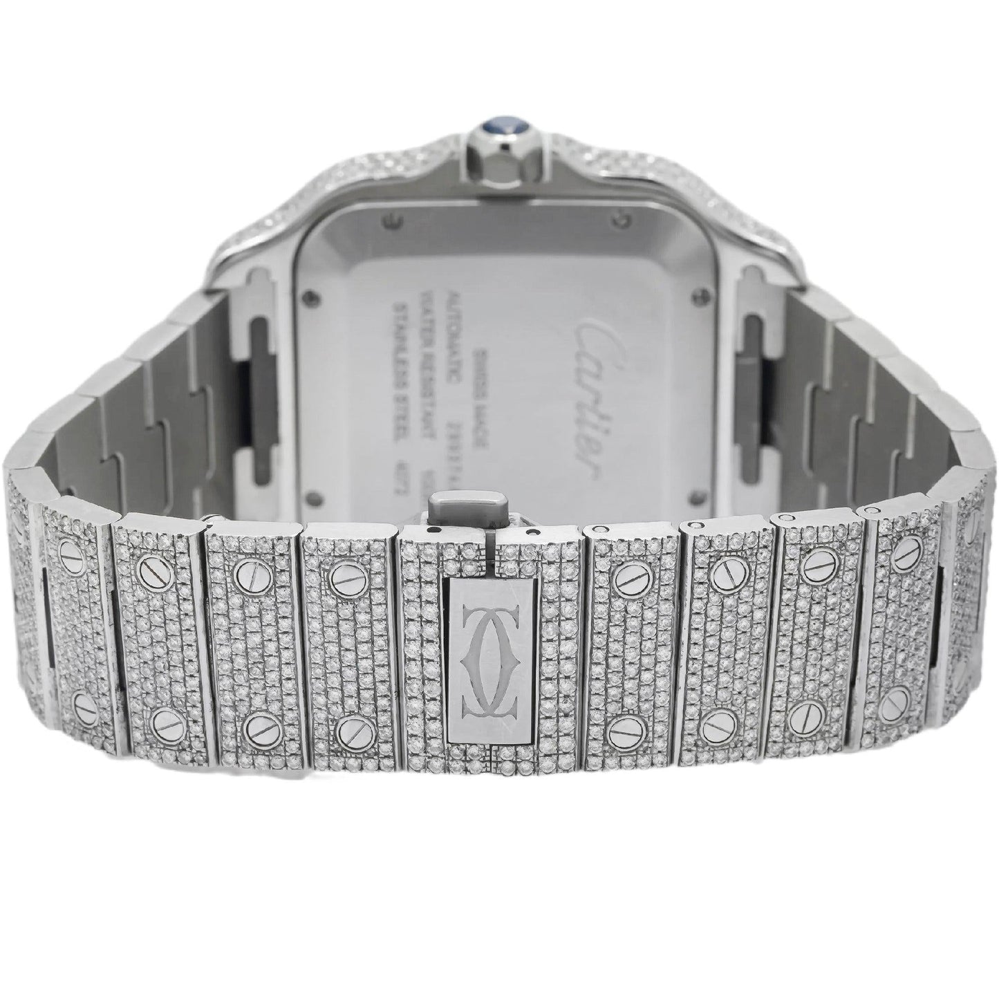 Cartier Santos De Cartier WSSA0030 40MM Yellow Gold Diamond Dial With 18.75 CT Diamonds