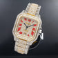 Cartier Santos WSSA0018 40MM Two Tone Yellow Gold Diamond Dial With 18.75 CT Diamonds