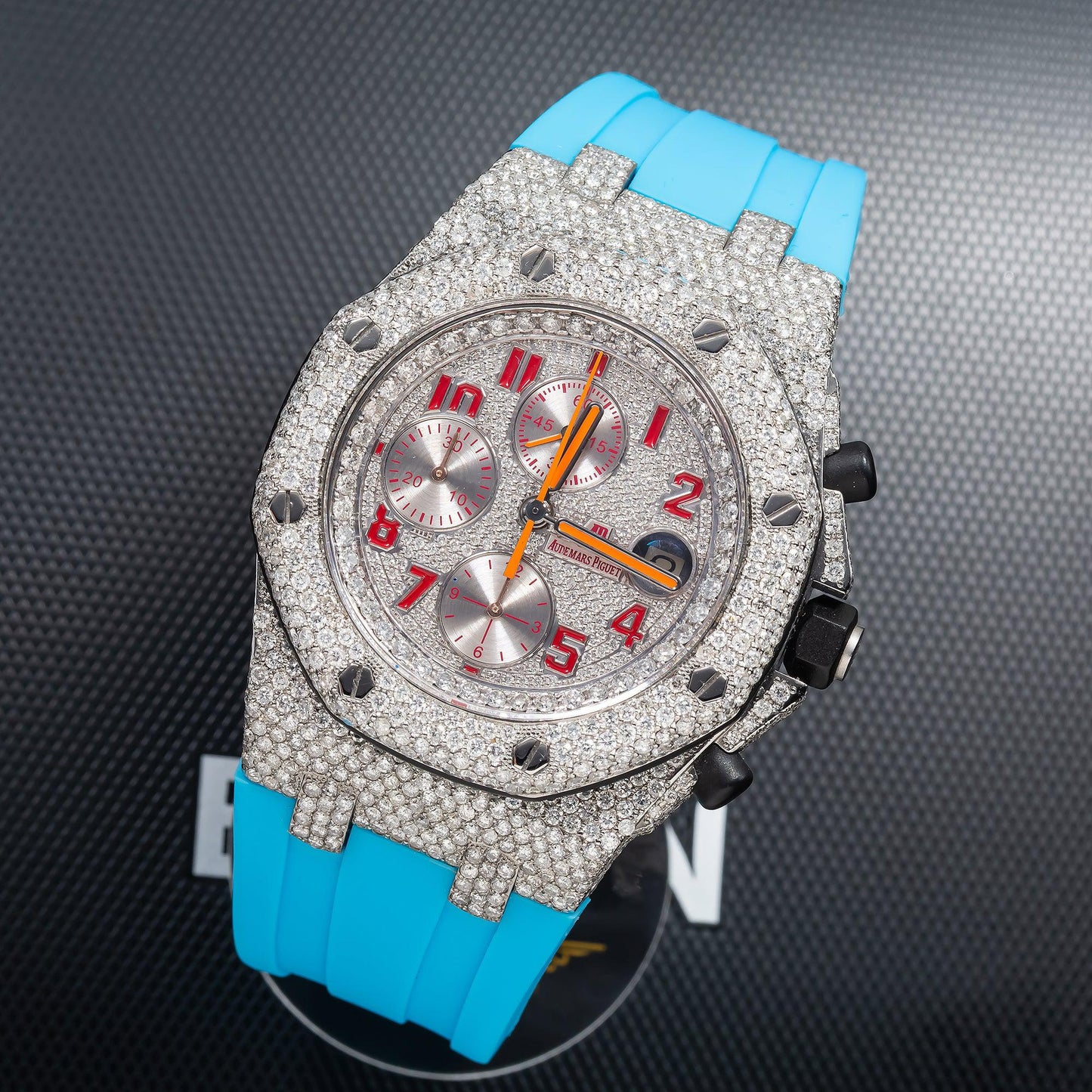 Audemars Piguet Royal Oak Offshore Chronograph 26170ST 42MM Diamond Dial With 10.75 CT Diamonds