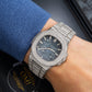 Patek Philippe Nautilus 5712/1A 40MM Blue Dial With Diamond Bezel