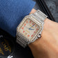 Cartier Santos De Cartier WSSA0030 40MM Yellow Gold Diamond Dial With 18.75 CT Diamonds