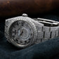 Rolex Sky-Dweller 42MM 326934 Diamond Paved Arabic Dial Diamond Bezel Stainless Steel Full Diamond Oyster Bracelet 22.94ct