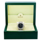 Rolex Day-Date II 41MM 218239 Black Roman Dial Diamond Bezel 18K White Gold Full Diamond President Bracelet 17.75ct