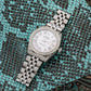 Rolex Datejust 31MM 68274 White Roman Diamond Dial Diamond Bezel Stainless Steel Full Diamond Jubilee Bracelet