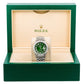 Rolex Datejust 36MM 1601 Green Roman Diamond Dial Diamond Bezel Stainless Steel Full Diamond Jubilee Bracelet 8.25ct