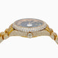 Rolex Day-Date 36MM 18038 Diamond Paved Black Roman Diamond Dial Diamond Bezel 18K Yellow Gold Full Diamond President Bracelet 23.25ct